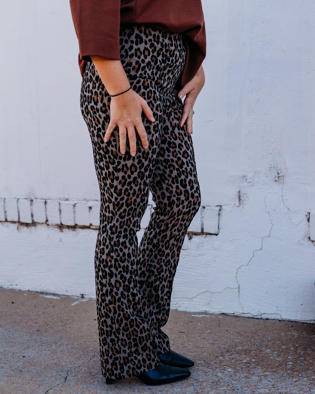 Spanx: Ponte Zwb Micro Flare Leopard in Frcfln Mx Jqd Bm (22012R)