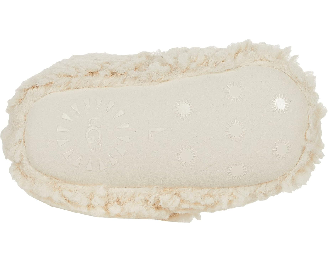 UGG: Kids Bixbee in Natural Curly Faux Fur