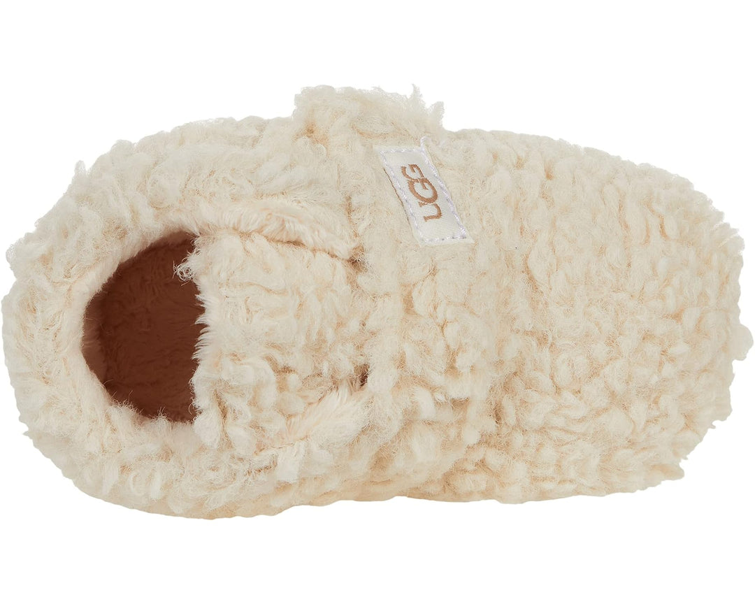 UGG: Kids Bixbee in Natural Curly Faux Fur