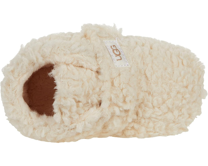 UGG: Kids Bixbee in Natural Curly Faux Fur