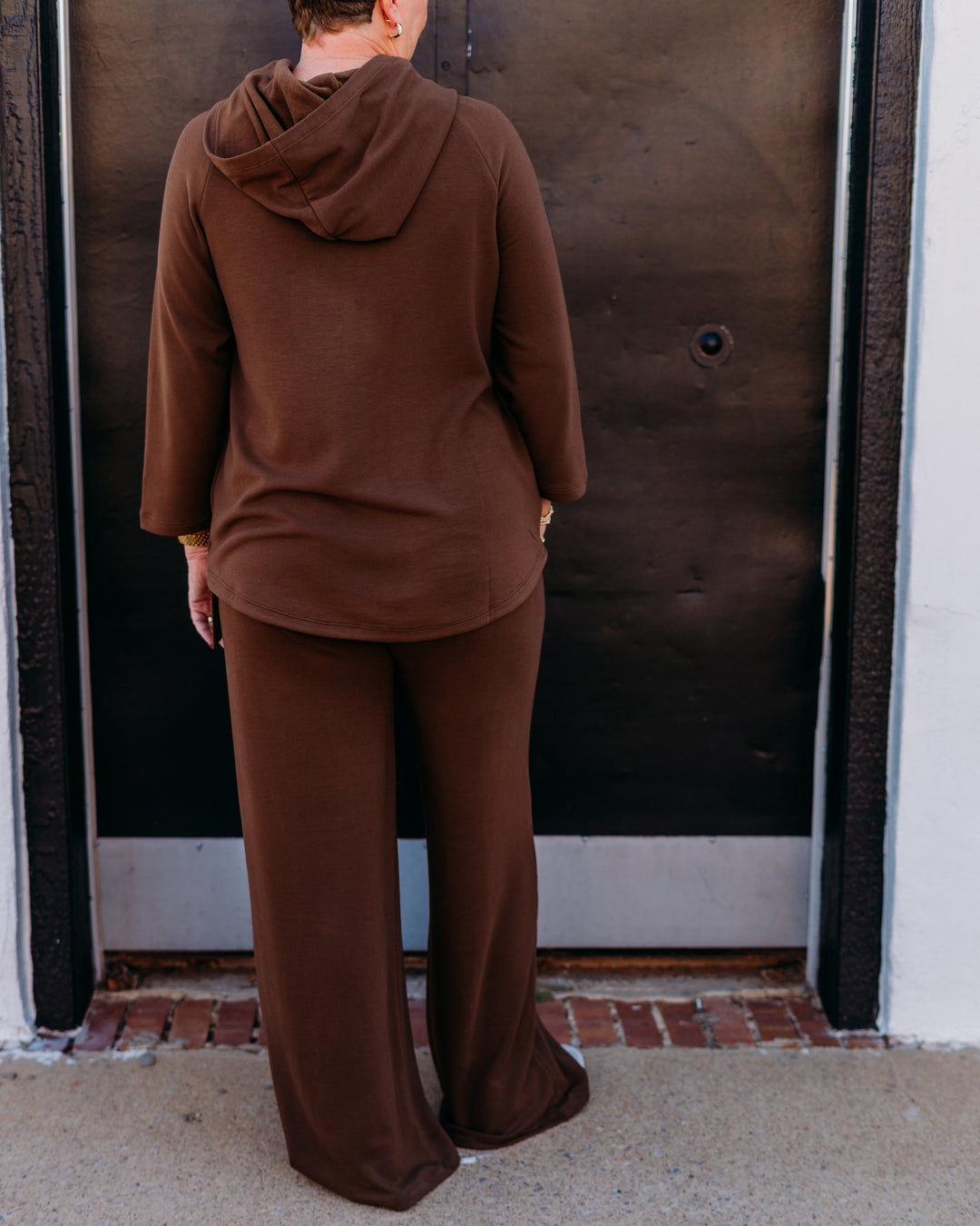 Gylder: Cloud Fleece Pant in Chocolate