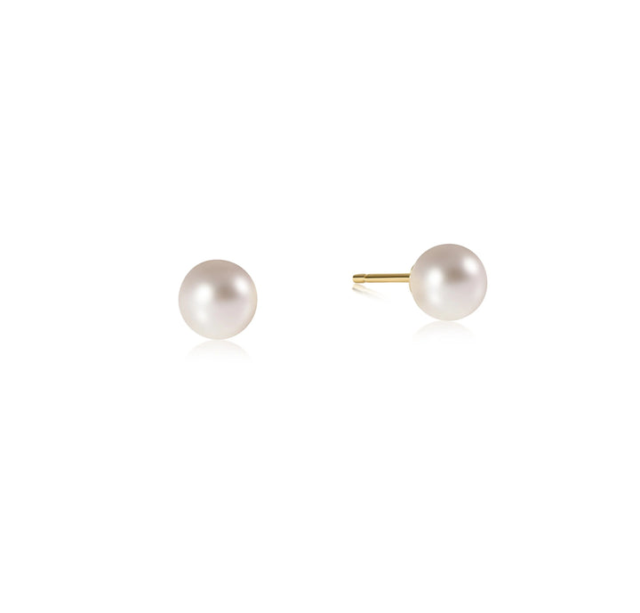 Enewton: Classic Ball Stud Earrings in Pearl