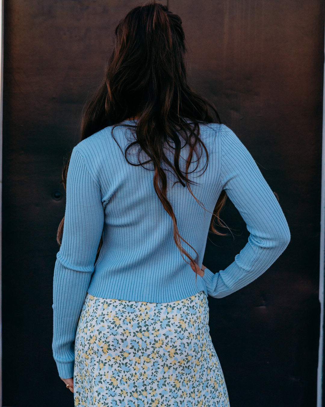 Z Supply: Patrice Rib Cardigan in Coast (ZW261127) - The Vogue Boutique