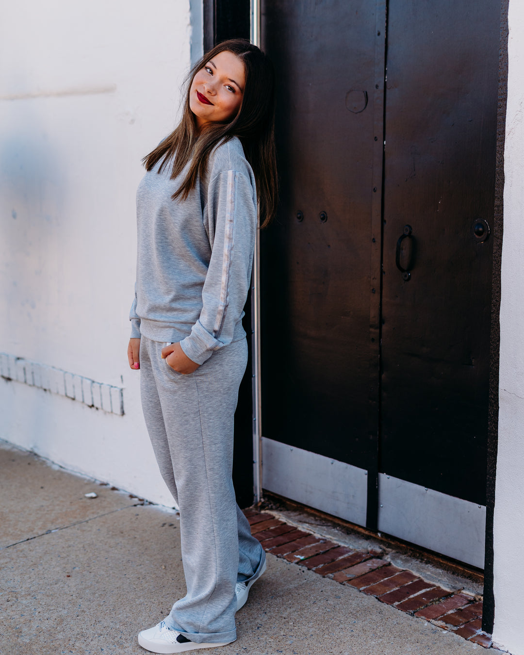 Esqualo: Light Grey Modal Athletic Pant (05506)