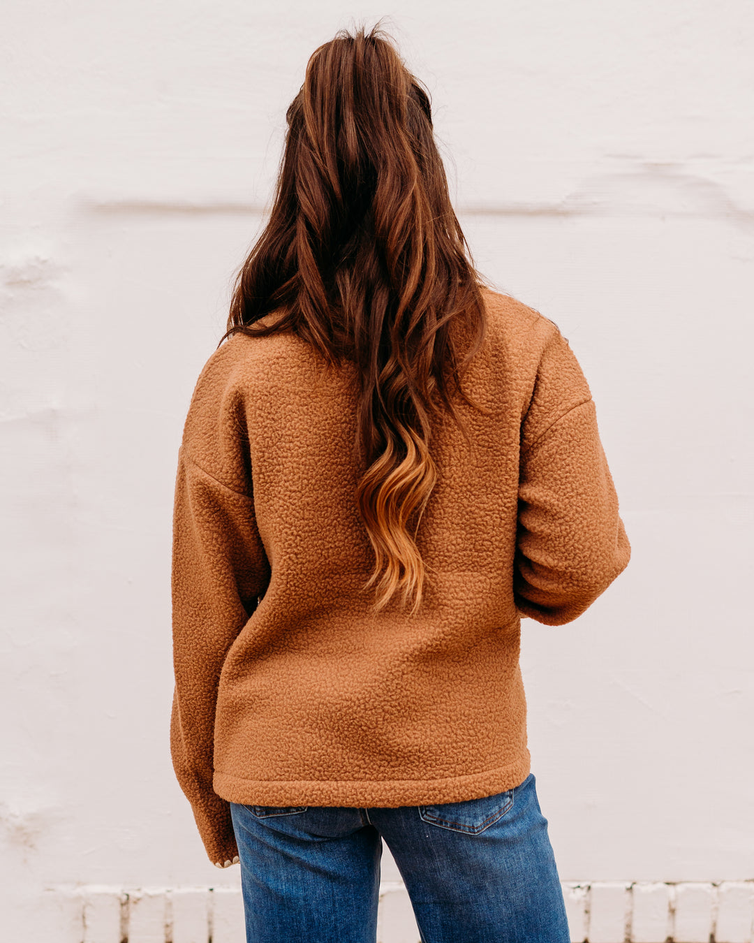 Varley: Ruiko Zip Through Fleece in Cocoa Dust