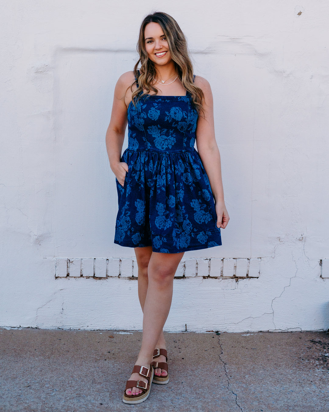 Steve Madden: Kiona Dress in Engraved Roses RSEF (SA14147) - The Vogue Boutique