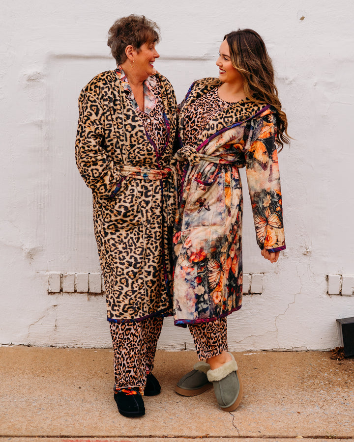 Johnny Was: Aditi Robe (Reversible) in Leopard