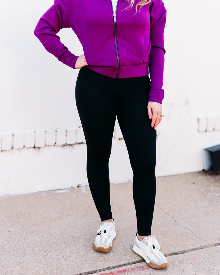 Glyder: High Waist Black Pure Leggings