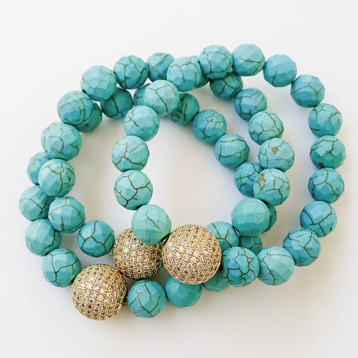 Virtue: Bracelet Regular Large Pave Ball (7011A)