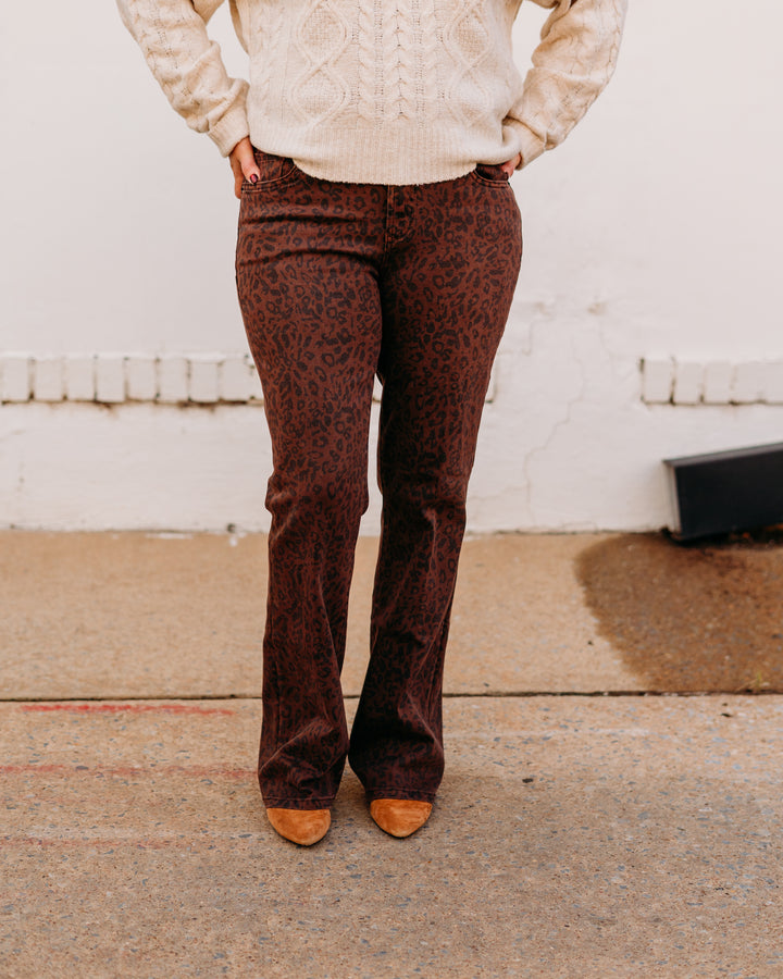 Dear John: Jaxtyn Jeans in Brown Leopard
