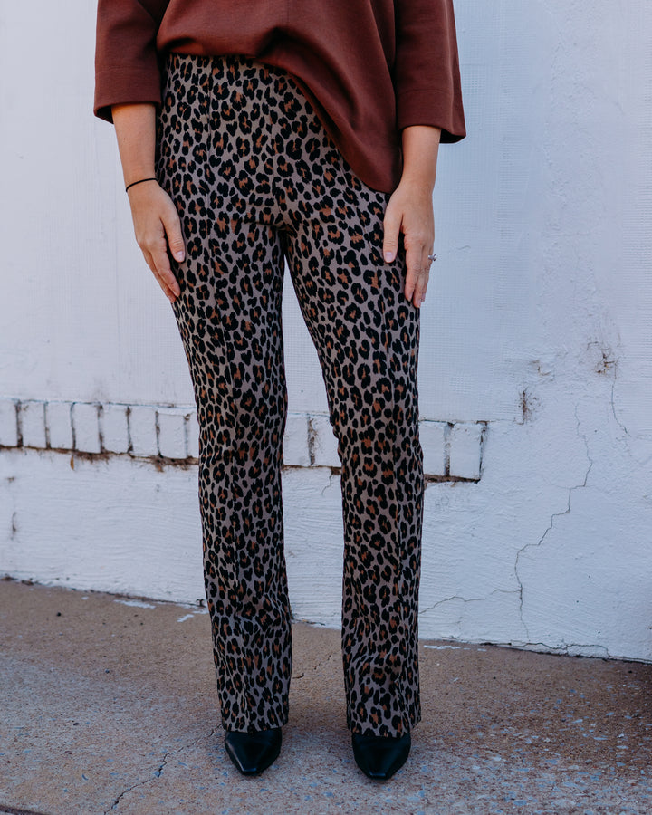 Spanx: Ponte Zwb Micro Flare Leopard in Frcfln Mx Jqd Bm (22012R)