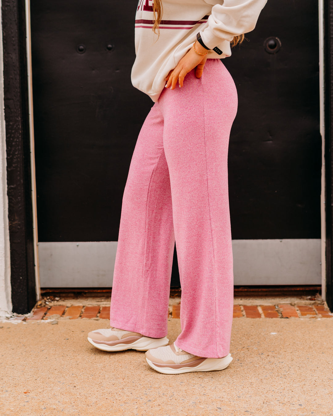Z Supply: Dawn Smocked Pant in Sweet Plum