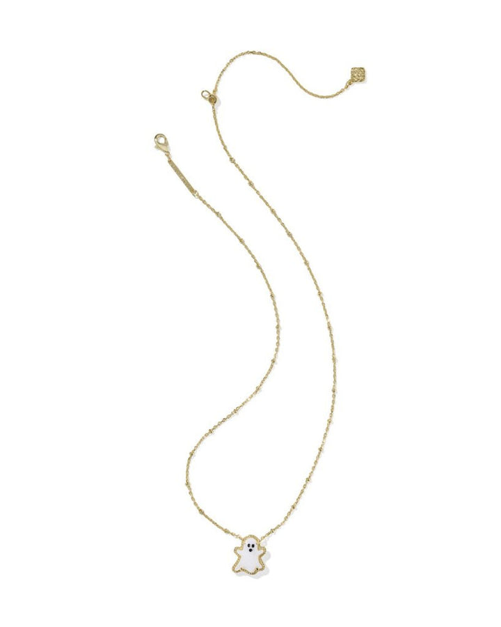 Kendra Scott: Ghost Short Pendant Necklace in Gold