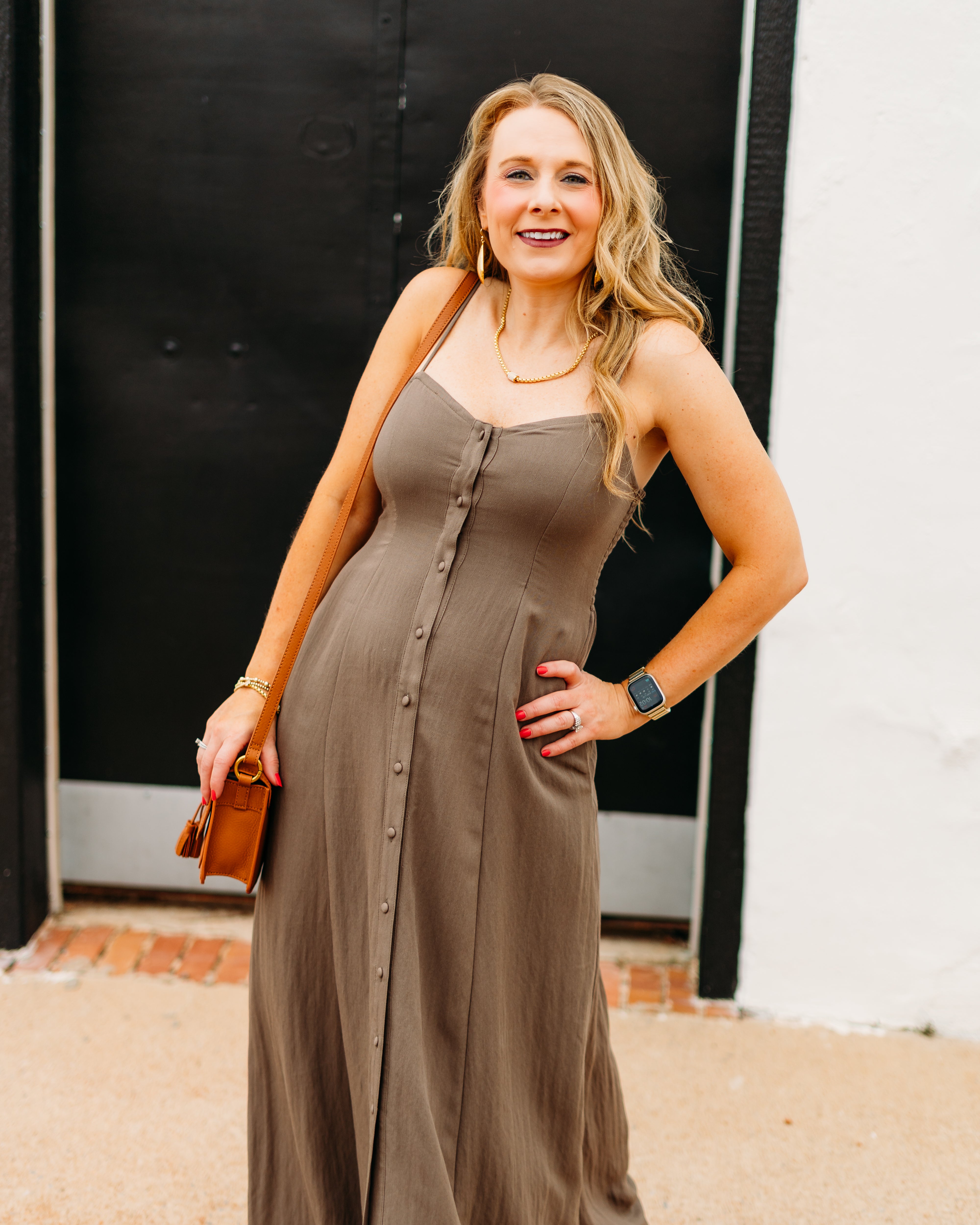 Z Supply: Angel Eyes Midi Dress in Tiki - Fashion Forward Design
