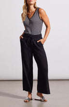 Load image into Gallery viewer, Tribal: Wear 2 Ways Wide Leg Pants with Slit in Black 5346O-4555
