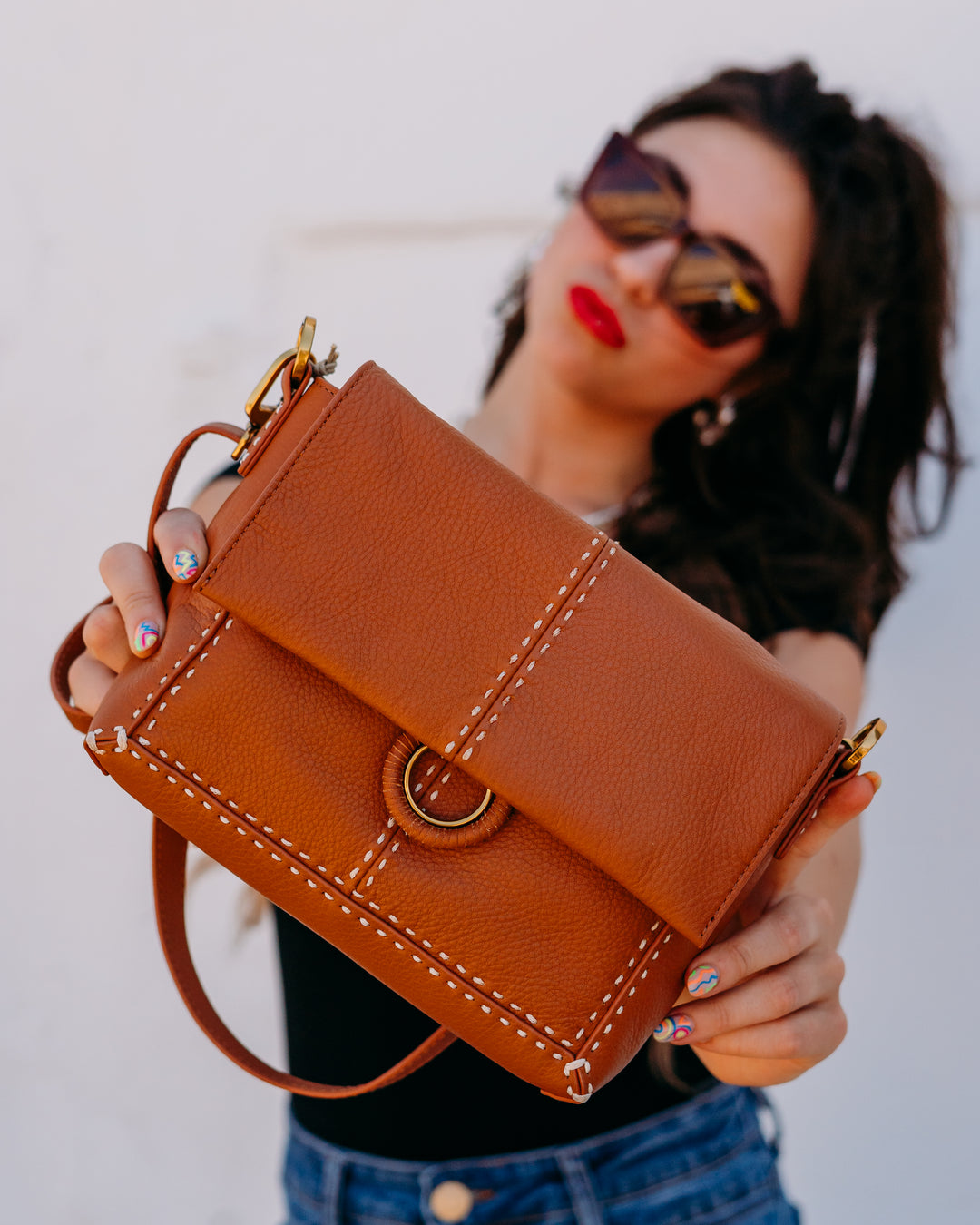 Hobo: Austin Flap Crossbody in Warm Honey - The Vogue Boutique