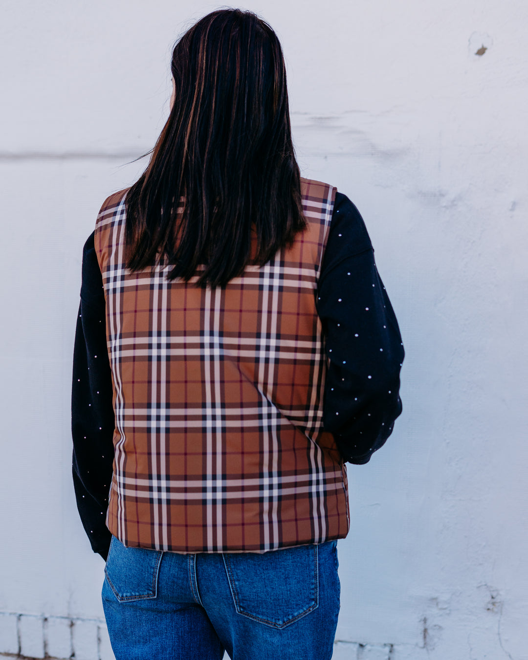 Jodifl: Vest in Chestnut G14665-1