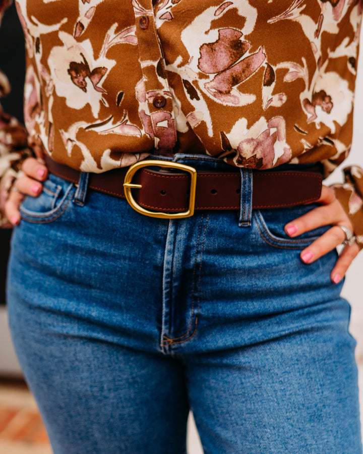 Brighton: English Bevel Latigo Belt - 21807