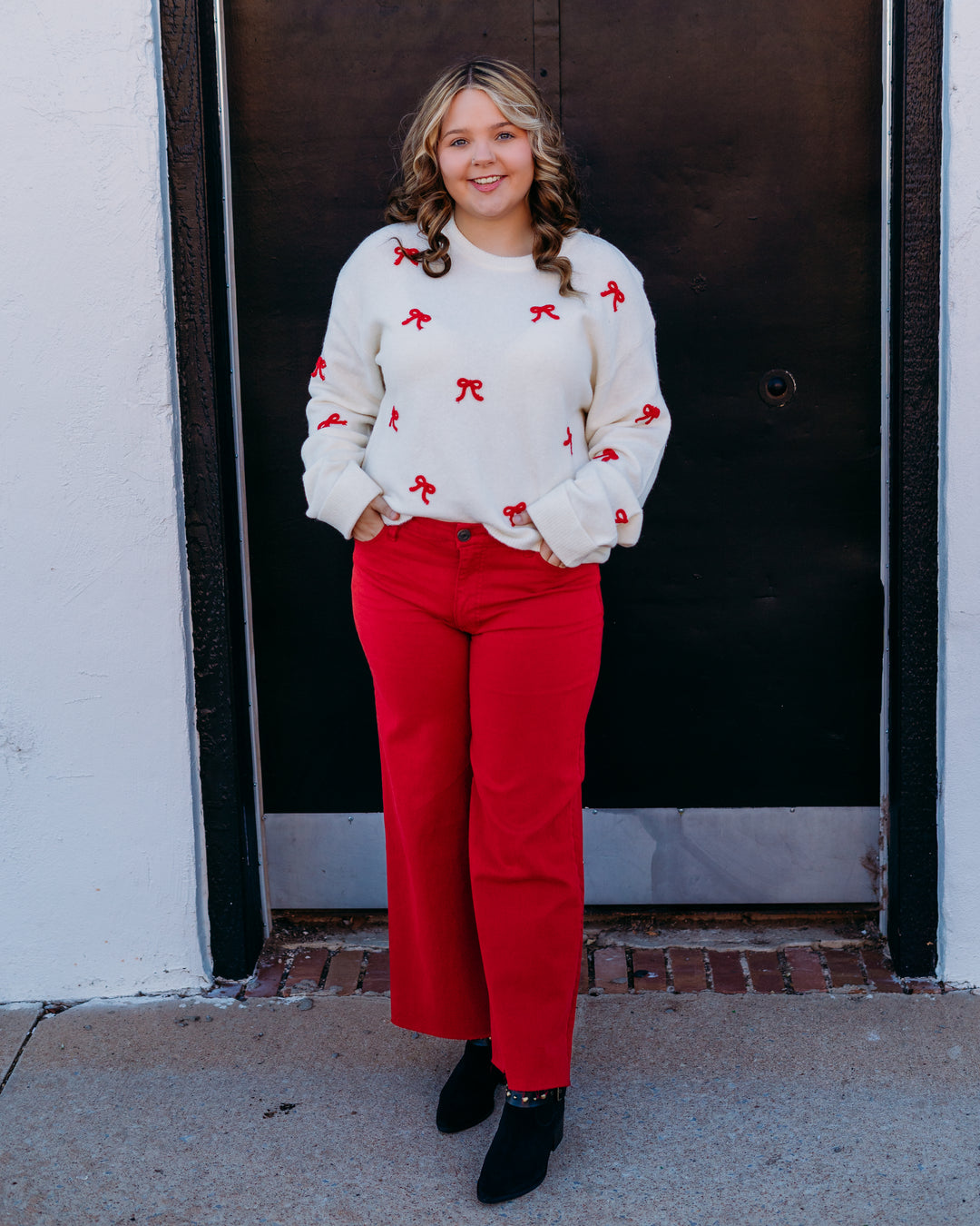 Z Supply: Tie The Ribbon Sweater in Warm White