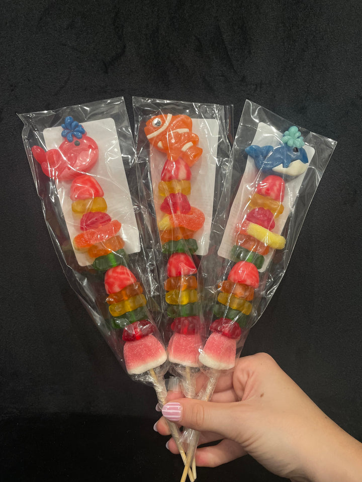 Lolli and Pops: Fish and Whales Gummy Kabobs (Under the Sea)