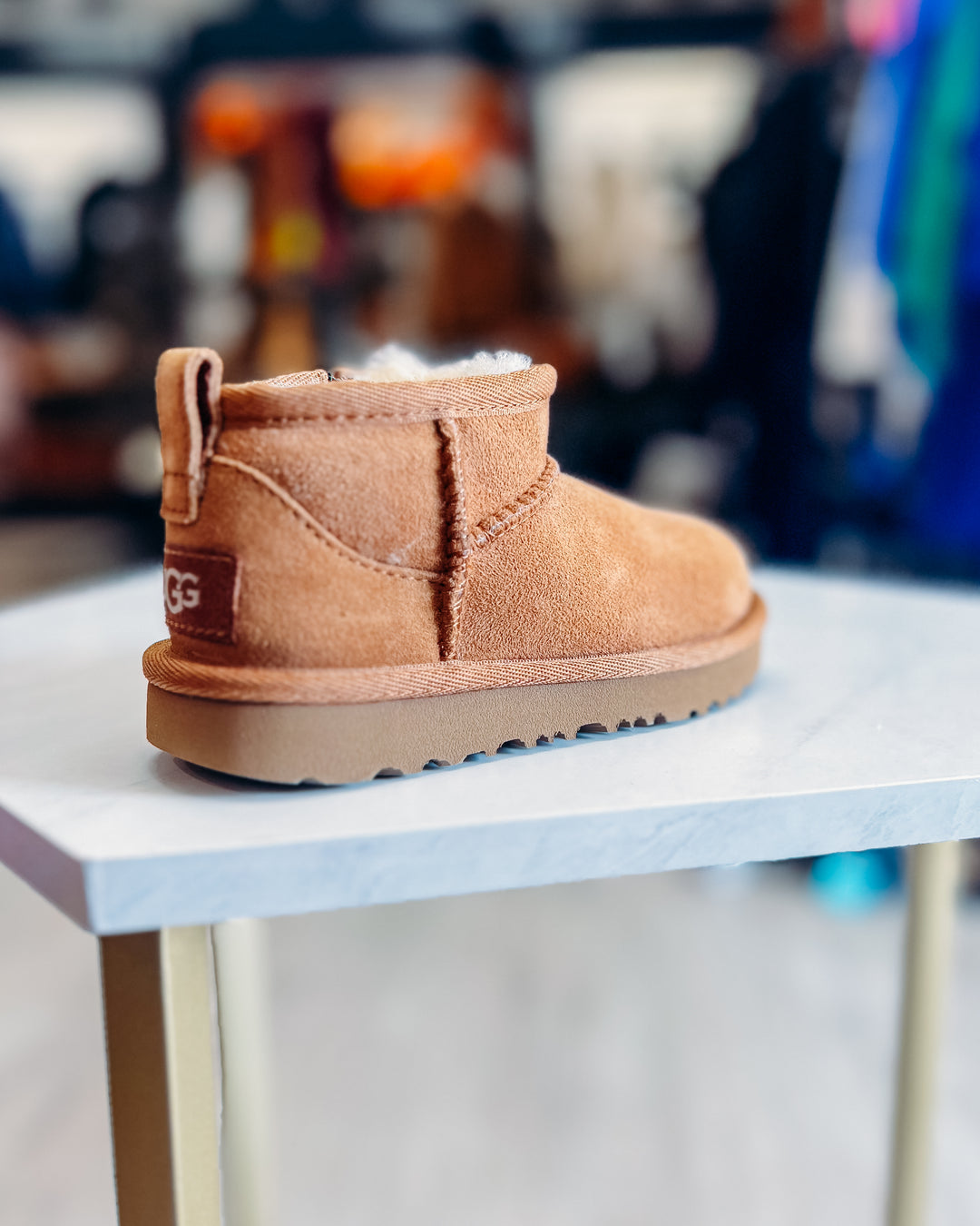 UGG: T Classic Ultra Mini in Chestnut (Children's Shoe)