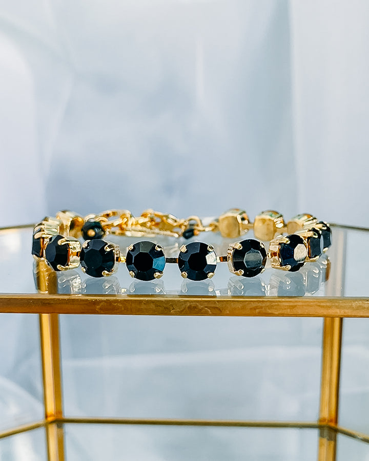 Mariana: Black Everyday Bracelet - B-4252-280280-YG - The Vogue Boutique