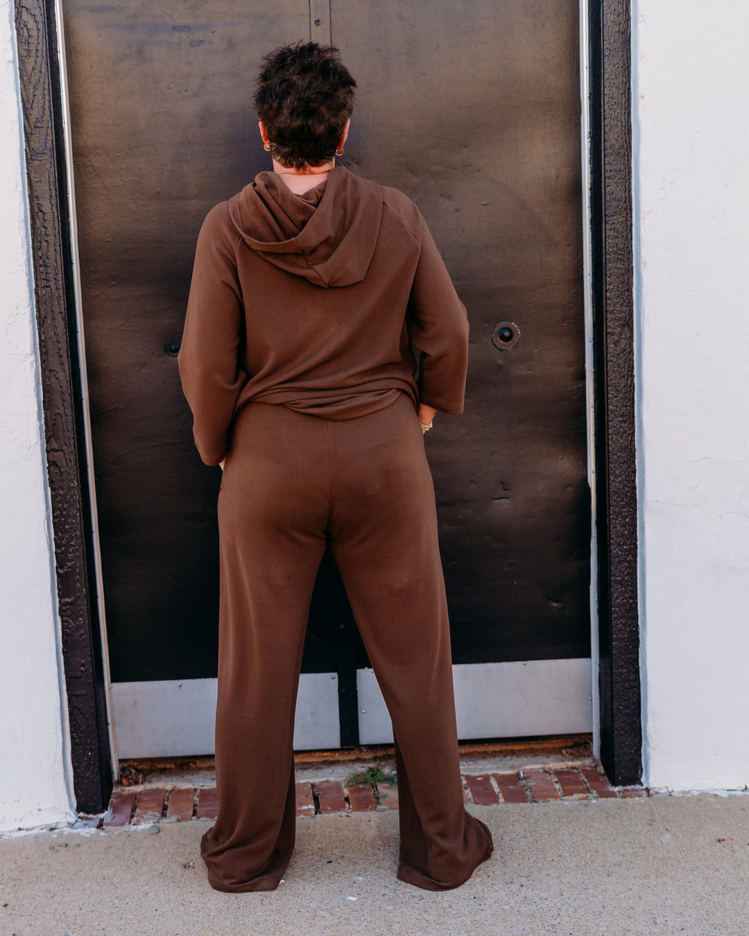 Gylder: Cloud Fleece Pant in Chocolate