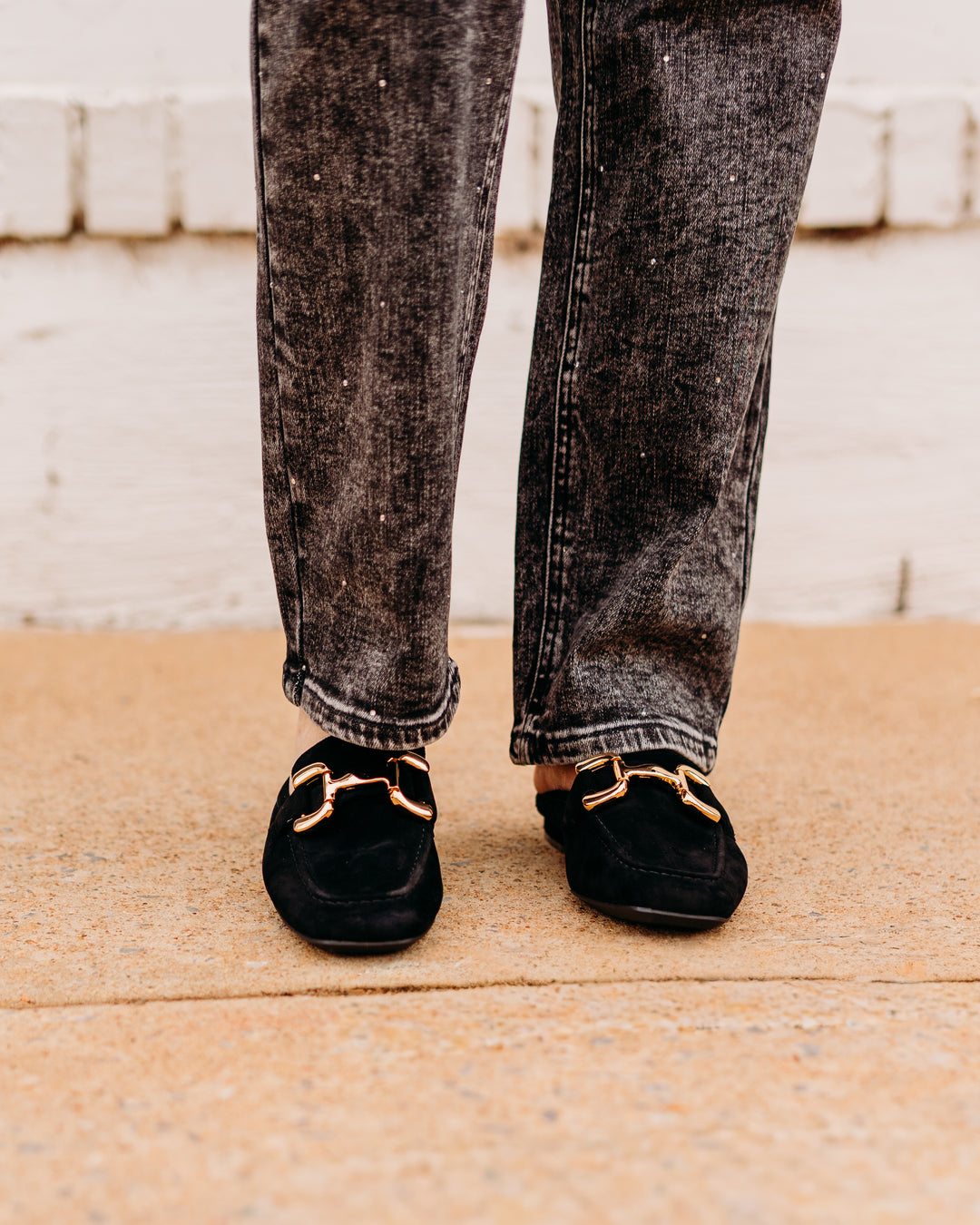 Vaneli: Shaine Black Suede Mule