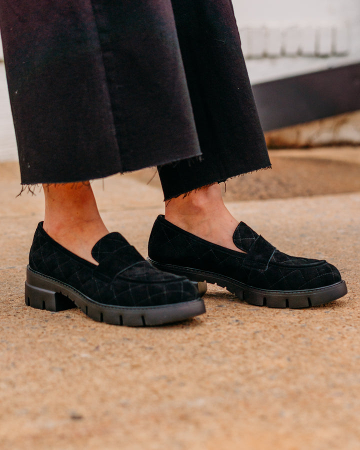 Vaneli: Narda Black Suede Shoe