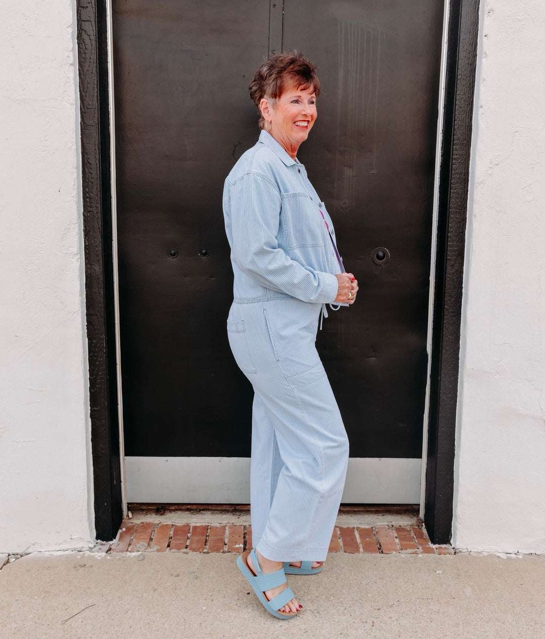 Z Supply: Erin Railroad Jacket in Seaboard Stripe (ZJ263689)