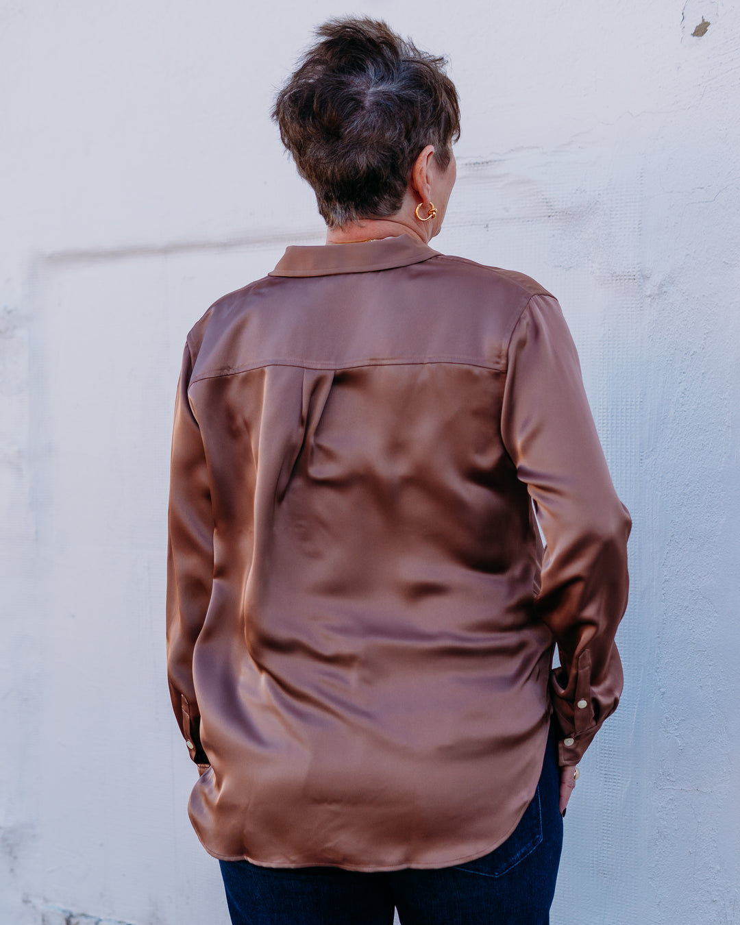 Spanx: Better Than Silk ButtonDown in Cafe Au Lait (21680R)