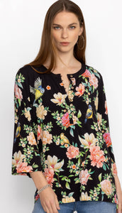 Johnny Was: The Janie Birdie Button Front Tunic