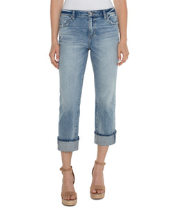 Liverpool: Marley GF Straight Leg Jeans in Old Coast