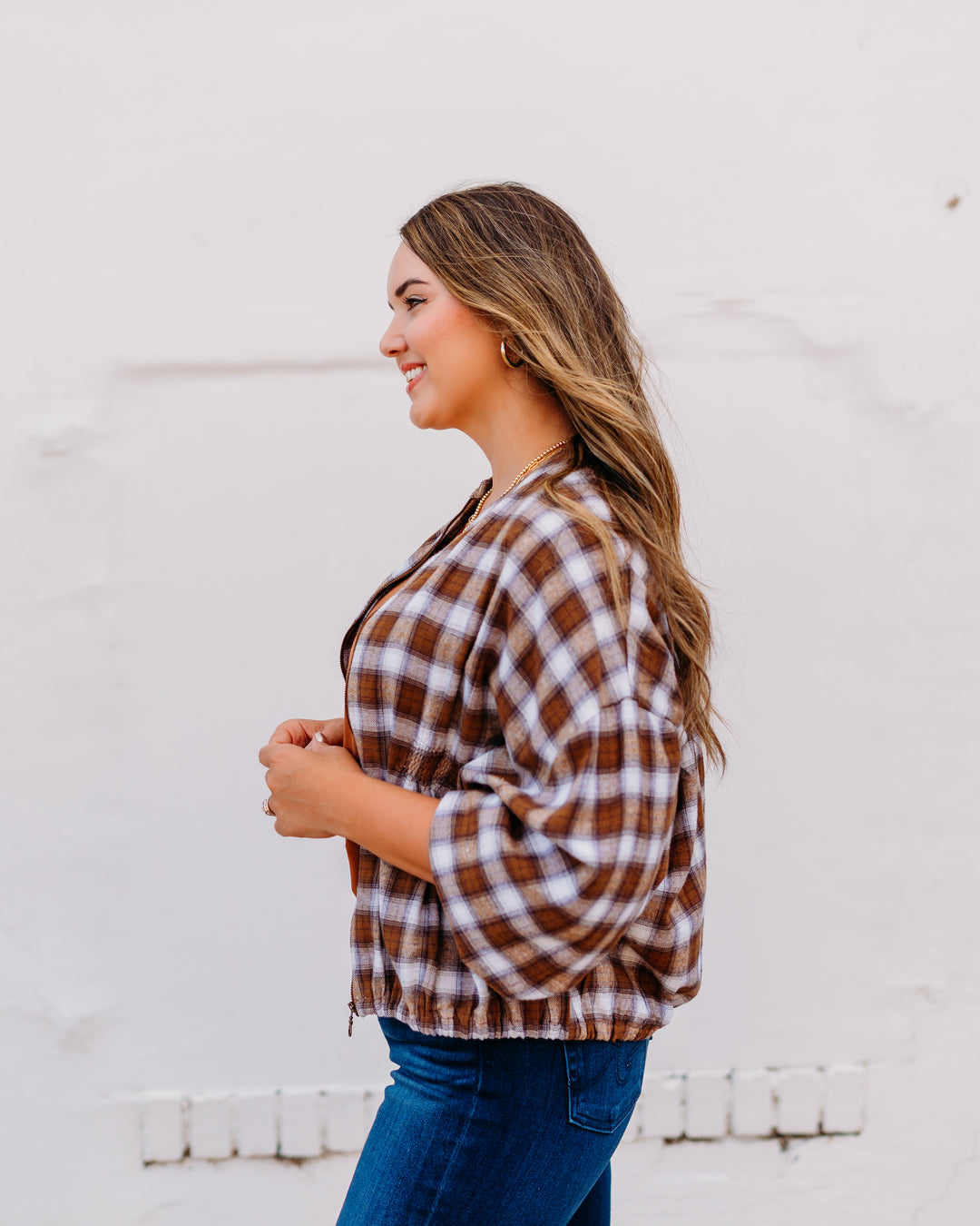 Ivy Jane: Plaid Jacket in AS (121180)
