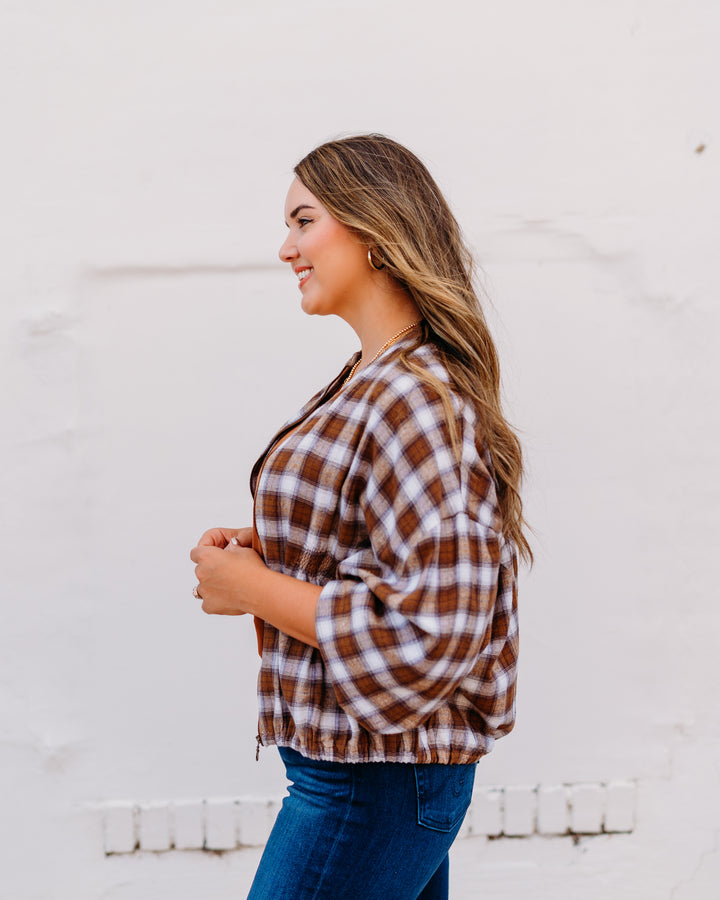 Ivy Jane: Plaid Jacket in AS (121180)