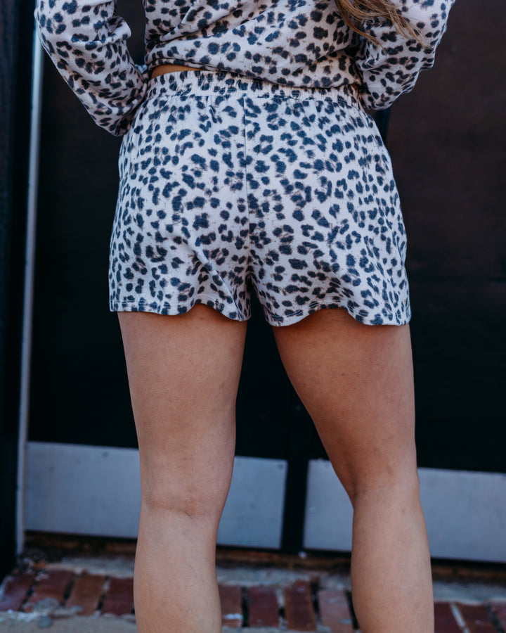 Z Supply: Luxe Leopard Short in Champagne