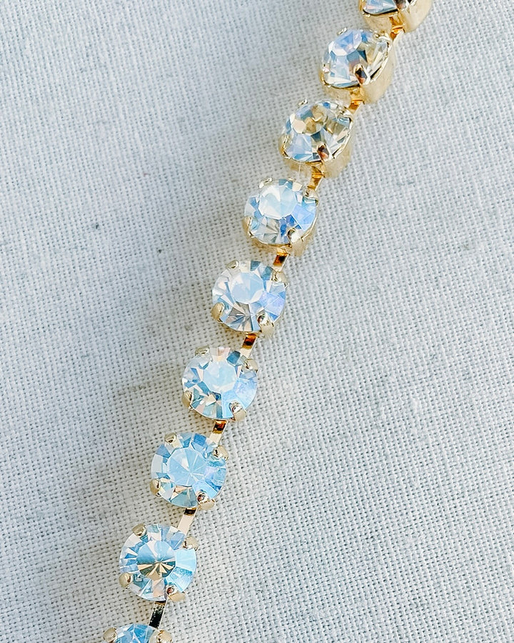Mariana: Clear Small Stone Necklace N-3252-001MOL-YG - The Vogue Boutique