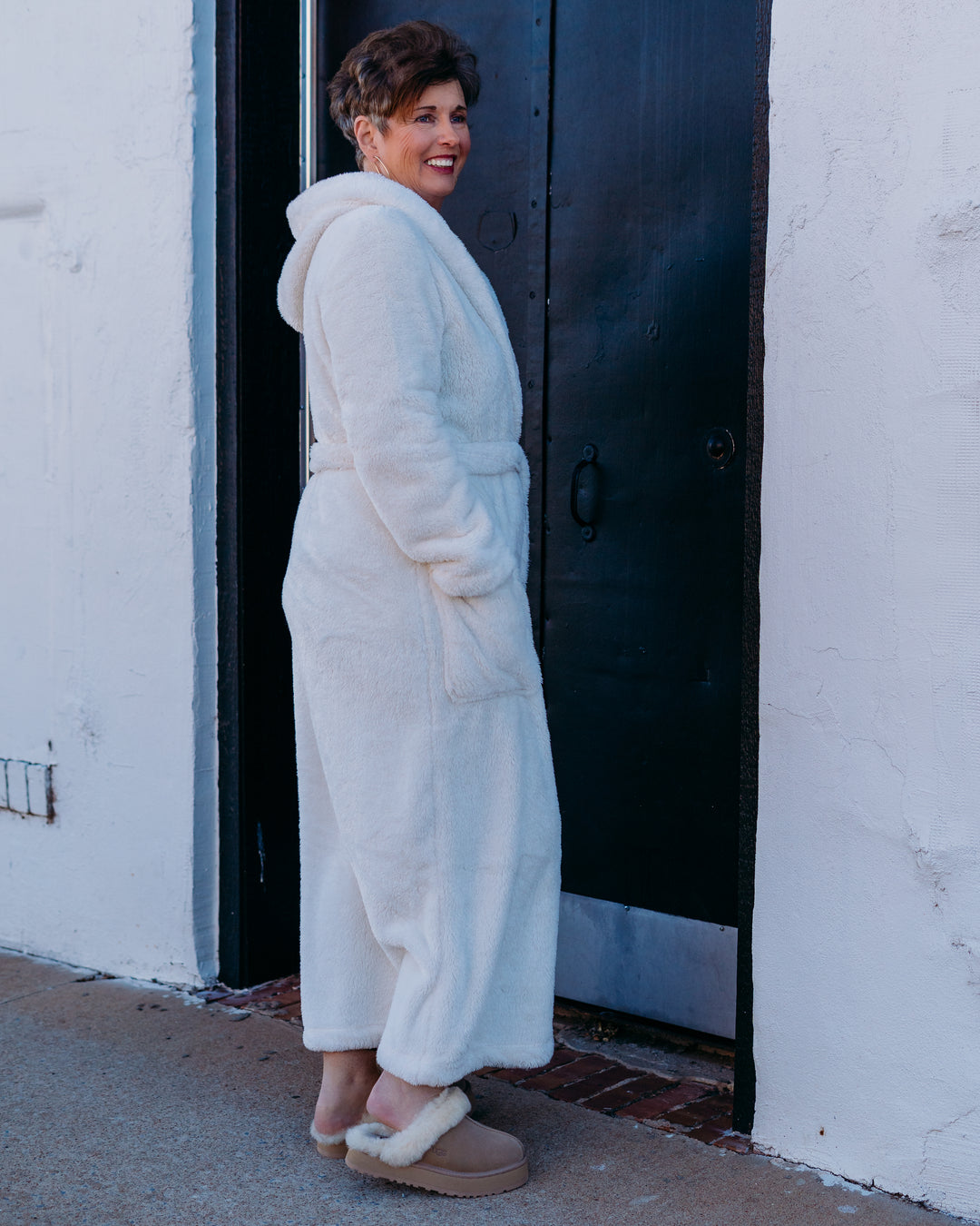 UGG: Aarti Long Robe in Cream (1161170-CRM)