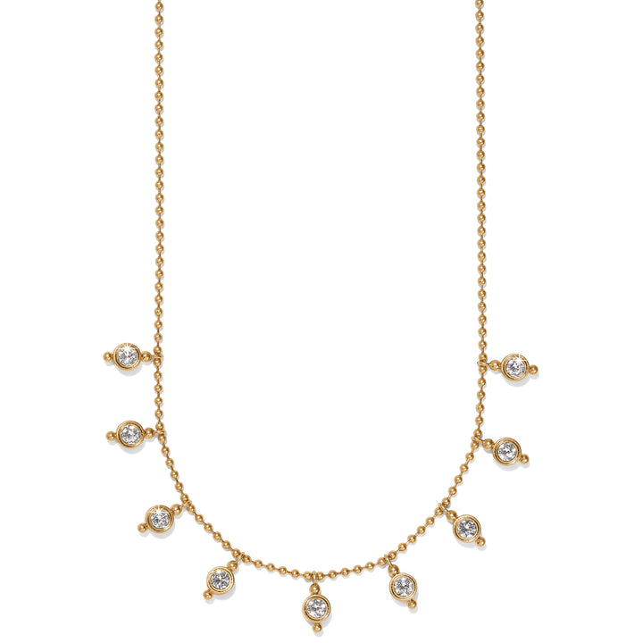 Brighton: Gold Twinkle Mod Droplet Reversible Necklace