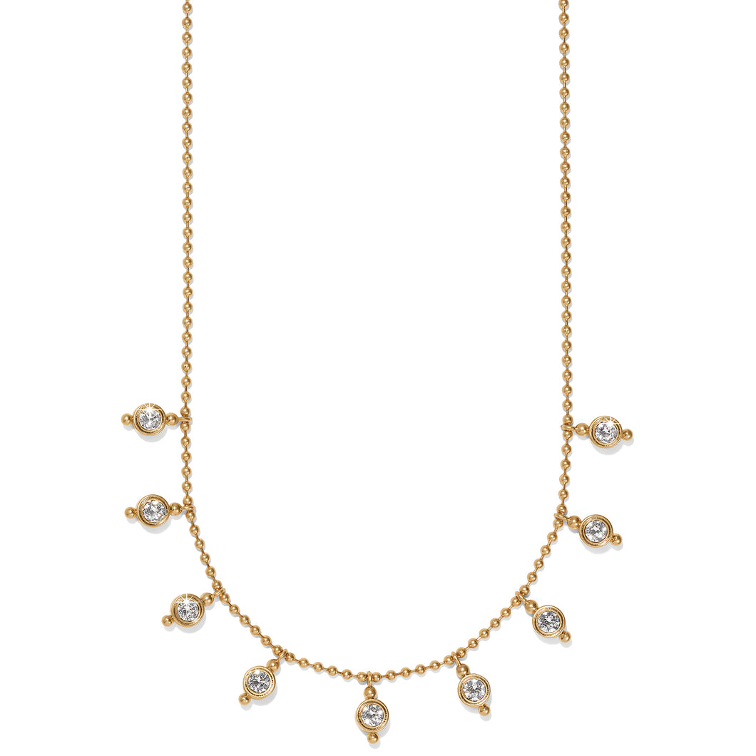 Brighton: Gold Twinkle Mod Droplet Reversible Necklace