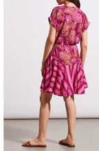 Load image into Gallery viewer, Tribal: Combo Print Dress with Waist Drawcord in Daiquiri 5464O-2274
