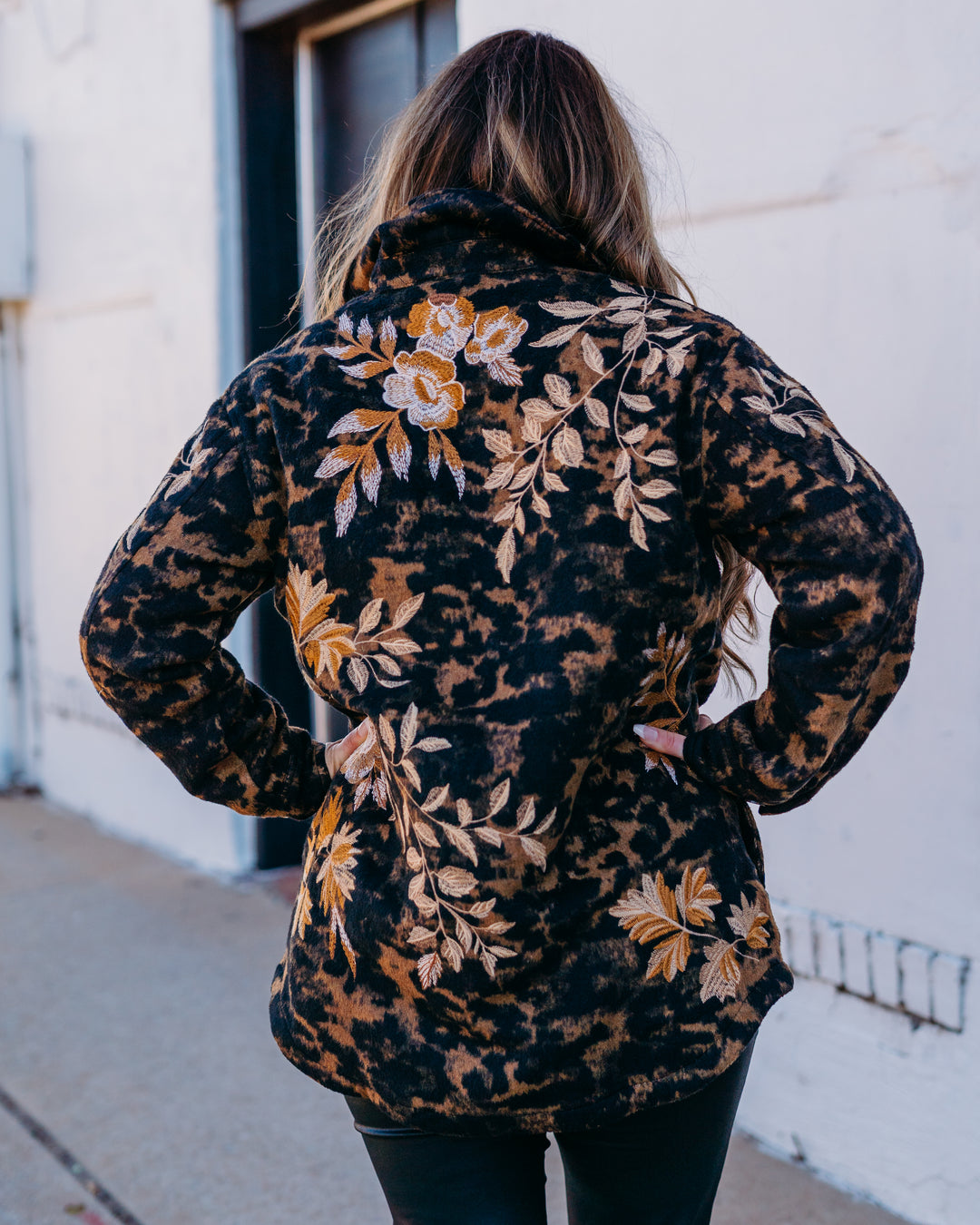 Johnny Was: Oversized Shirt Jacket in Floron Jacquared