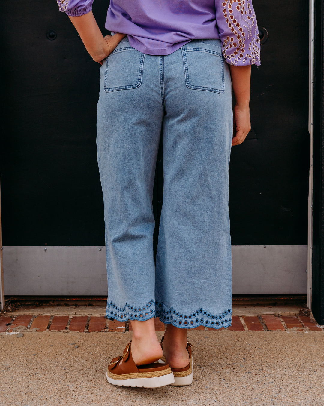 Thread & Supply: Morwenna Pants in Blue - The Vogue Boutique
