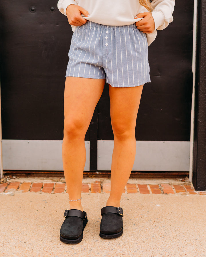 Z Supply: Boyfriend Boxer in Blue Velvet