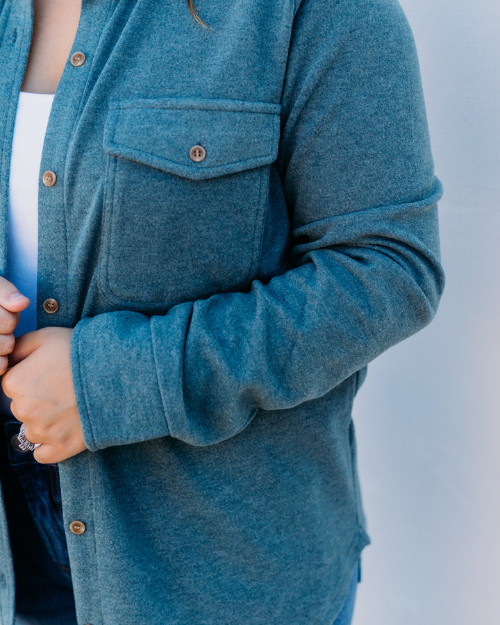 Thread & Supply: Cassian Shirt in Grey T4444PVTS