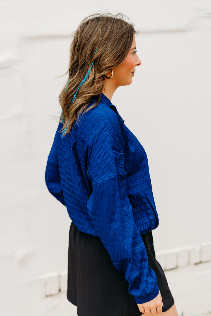 Spanx: Active Run Jacket in Midnight Iris 51012R