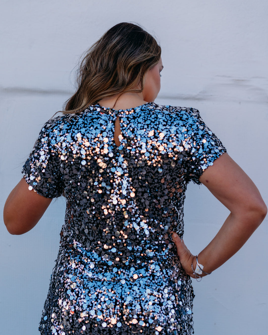 Steve Madden: Cressa Top in Silver