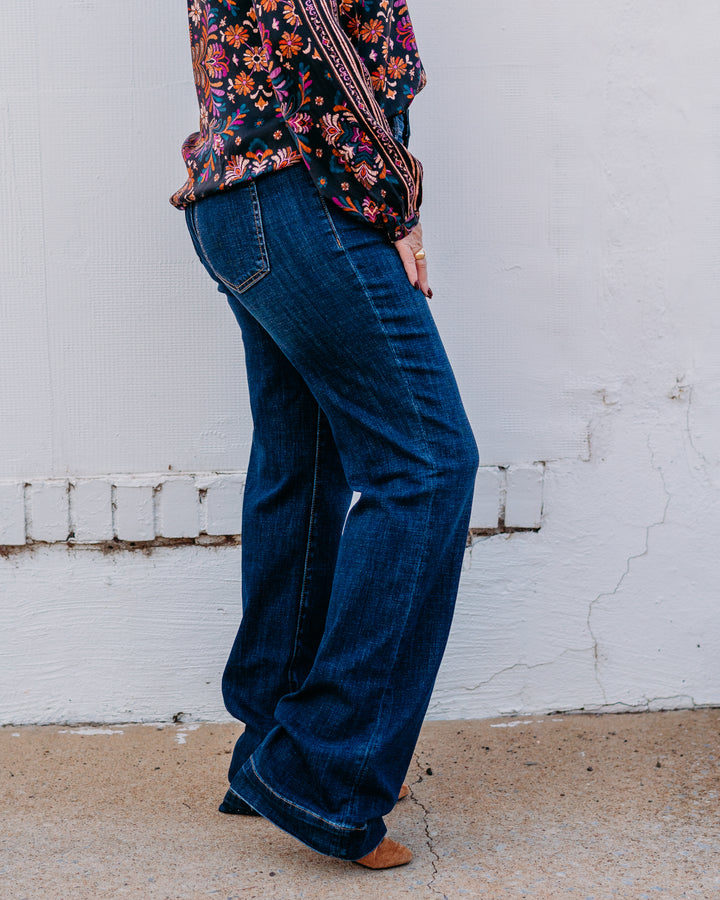 Liverpool: Lucy Bootcut With Vintage Pocket 34' Inches in Eastmoore - The Vogue Boutique