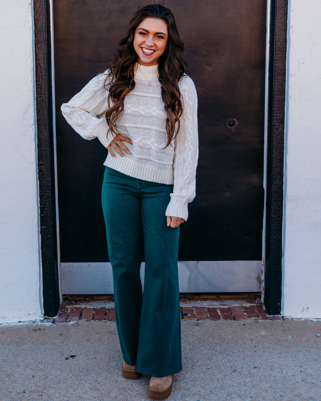 Z Supply: Arctic Cable Sweater in Warm White