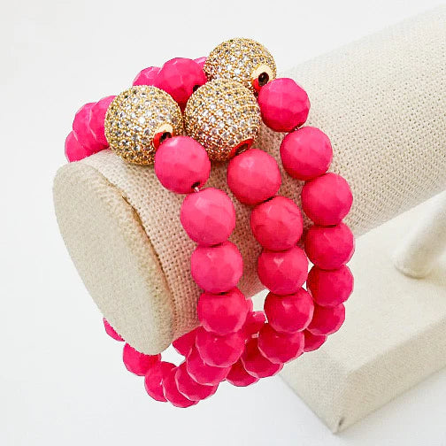 Virtue: Bracelet Regular Large Pave Ball (7011A)